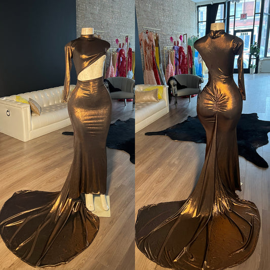 Copper dress